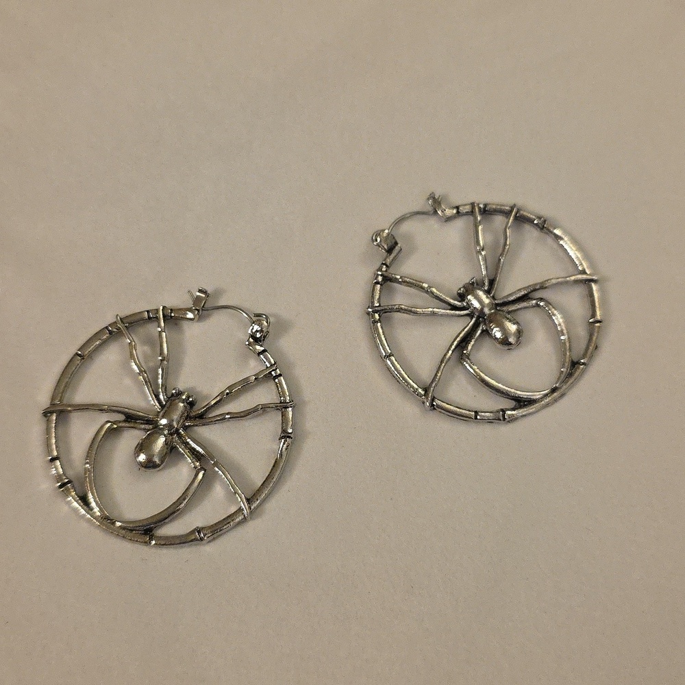 SPIDER Hoop Earrings
